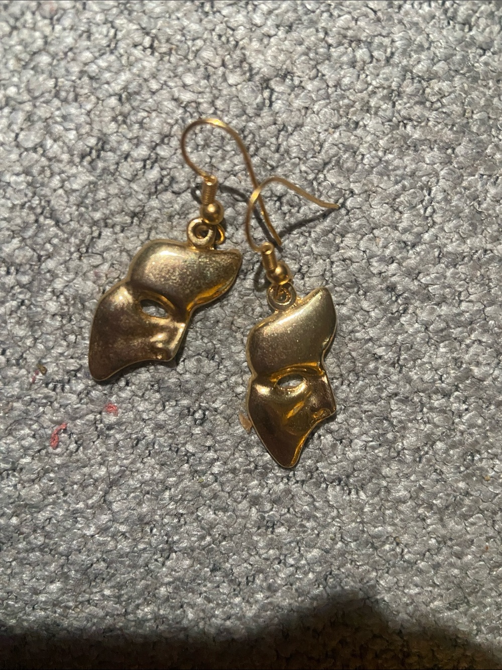 1986 Phantom of the Opera earrings vintage R.U.G.P.L.C AIM PGH PA USA